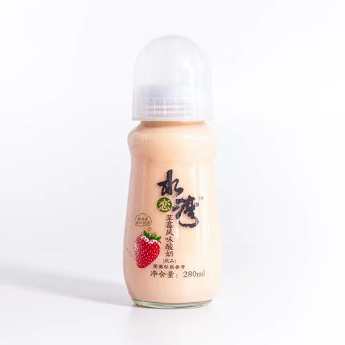 容磨磨-中華物産 - 水恋湾乳酸菌飲料 イチゴ風味280ml