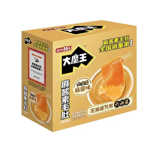 容磨磨-中華物産- 盐津舗子大魔王こんにゃく素もつ（ゴマだれ味